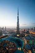 United Arab Emirates January 2010 Dubai City Burj Duabi Bldg  World´s tallest.