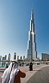 U A E -Dubai City-january 2010 Burj Dubai Bldg  World´s tallest Bldg.