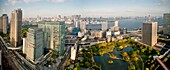 Tokyo City-Minato Ku District-Shiba rikyu Garden-Tokyo Bay Panorama.