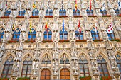 Belgium- August 2010 Leuven City The Town Hall Details.