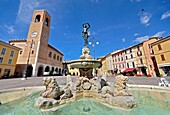 Italy, Fano, Fountain