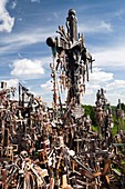 Lithuania, Central Lithuania, Siauliai, Hill of Crosses, religious pilgrimage site