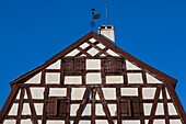 Lithuania, Western Lithuania, Klaipeda, Old Town, half-timbered house