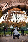 France, Paris, Eiffel Tower, visitors, NR