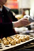 USA, California, San Francisco, Chinatown, fortune cookie factory