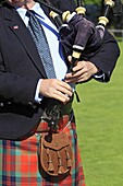 Highlands games in Oban  Piping competition  County of Argyll West Scotland.