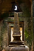 Stupa  Preah Khan Temple  Angkor  Siem Reap town, Siem Reap province  Cambodia, Asia