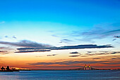 Sunshine Skyway Bridge, St. Petersburg in Pinellas Coun, Florida, United States