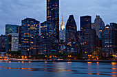 New York City From Across the Water, New York, New York, USA