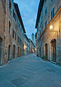 Medieval Street, San Gimignano, Tuscany, Italy