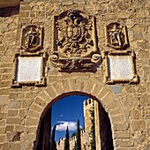 San Miguel town gate, Toledo, Castilla-La Mancha, Spain
