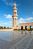 Architecture of the Grand Mosque in Muscat, Oman