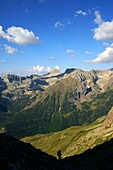 Climbing the peak Perdiguero, 3170metros, Huesca Aragon Pyrenees Pyrenees Mountains Spain