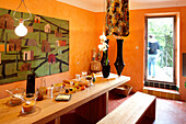 Breakfast room at B and B Chambre Avec Vue, Luberon, France