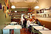 People inside of Burger restaurant, The Royal Eatery, Long Street, City Centre, Cape Town, South Africa, Africa