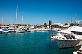 Harbour, Puerto Castillo, Caleta de Fuste, Fuerteventura, Canary Islands, Spain
