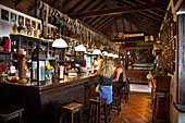 Bar in the restaurant Casa Santa Maria, Betancuria, Fuerteventura, Canary Islands, Spain