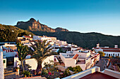 Tejeda at the foot of Roque Nublo, Gran Canaria, Canary Islands, Spain