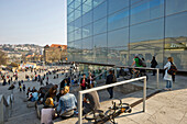 Kunstmuseum Stuttgart und Schlossplatz, Stuttgart, Baden-Württemberg, Deutschland