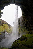 Waterfall near Skogar, Iceland, Scandinavia, Europe