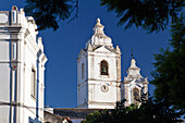 Church Santo Antonio in the sunlight, Lagos, Algarve, Portugal, Europe