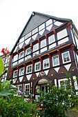 Scale house, Half Timbered House, down town, Osterode am Harz, Harz, Lower Saxony, Germany