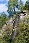 Romkerhalle waterfall, Oker Valley, Harz, Lower Saxony, Germany