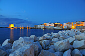 In the harbour of Trapani, West Coast, Sicily, Italy
