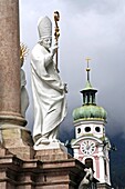 St  Anne´s Column, old town, Innsbruck, Tyrol, Austria