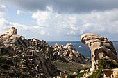 capo testa, Lighthouse, Santa Teresa Gallura, Sardinia, Italy