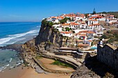 Azenhas do Mar, Lisbon district, Sintra coast, Portugal, Europe.