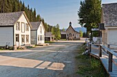 Buildings on main street in the historic village of Barkerville, British Columbia, Canada