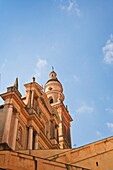 The Basilique St-Michel-Archange in Menton, France, Europe