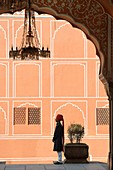 India, Rajasthan, Jaipur, City Palace, Diwan I Khas Hall of private audiences
