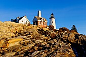 Pemaquid Point Light Station, Muscongus Bay, Bristol, Maine, USA  1827