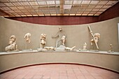 asia, turkey, anatolia, selcuk, museum of ephesus, statues of the fountain of pollio