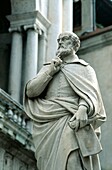 Statue of Andrea Palladio in Vicenza, Italy