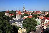 Estonia, Tallinn, skyline, general panoramic view