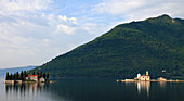 Montenegro, Bay of Kotor, Perast, St George & Lady of the Rock Islands