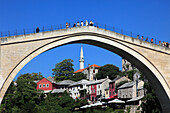 Bosnia and Herzegovina, Mostar, skyline, Old Bridge