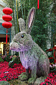 USA, Nevada, Las Vegas, Bellagio hotel, Chinese Year of the Rabbit decoration