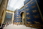Germany, June 2009 Berlin City Peramon Museum on Museums Island Ruins of Babilon City The Gate of Babilon