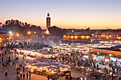 Morocco-Marrakech City-The Medina-Shop-Djemaa el-Fna Square-Koutobia Tower