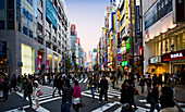 Japan-Nov. 09 Tokyo City Shinjuku District East Side Shinjuku Avenue