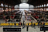 Gare du nord railway station . Paris. France.