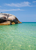 Rocks on the Thong Reng Beach, Koh Phangan Island, Thailand