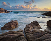 Morning mood over the Thong Reng Beach, Koh Phangan Island, Thailand