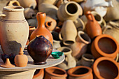 Clay pots, Kappadokien, Turkey, Anatolia, Cappadocia, Turkey
