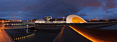 Centro Niemeyer, Centro Cultural Internacional Oscar Niemeyer, Internationales Kulturzentrum, Architekt Oskar Niemeyer, Aviles, Provinz Asturias, Principado de Asturias, Asturien, Nordspanien, Spanien, Europa