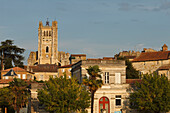 town view with Cathedral Sainte-Pierre, cathedral, gothic, Condom, Condom-en-Armanac, Department Gers, Region Midi-Pyrenees, Via Podiensis, Camino de Santiago, St. James Way, France, Europe